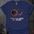 Vinyl Love T-Shirt - Navy - T-Shirt
