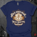 Music Meant Something T-Shirt - Navy - T-Shirt