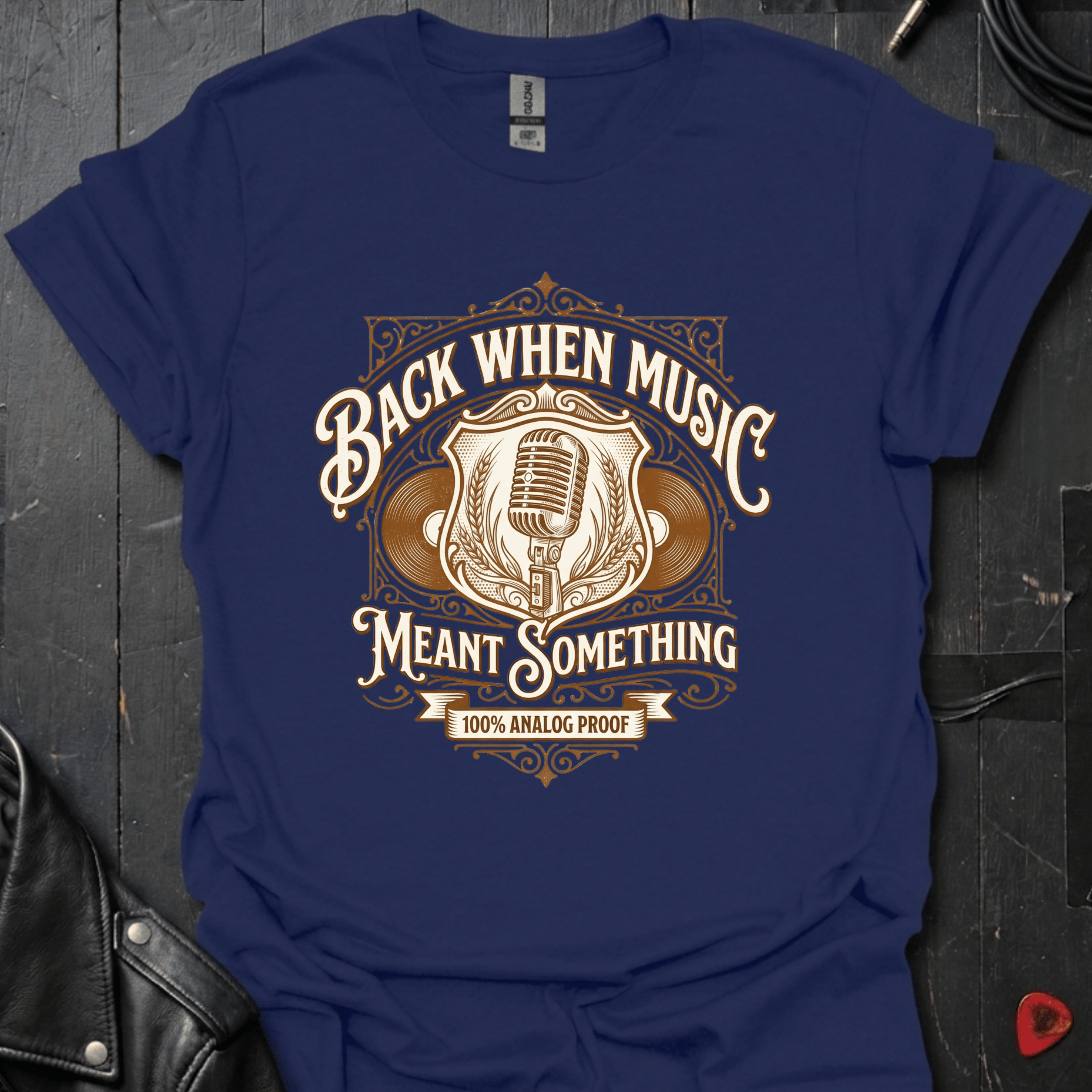 Music Meant Something T-Shirt - Navy - T-Shirt