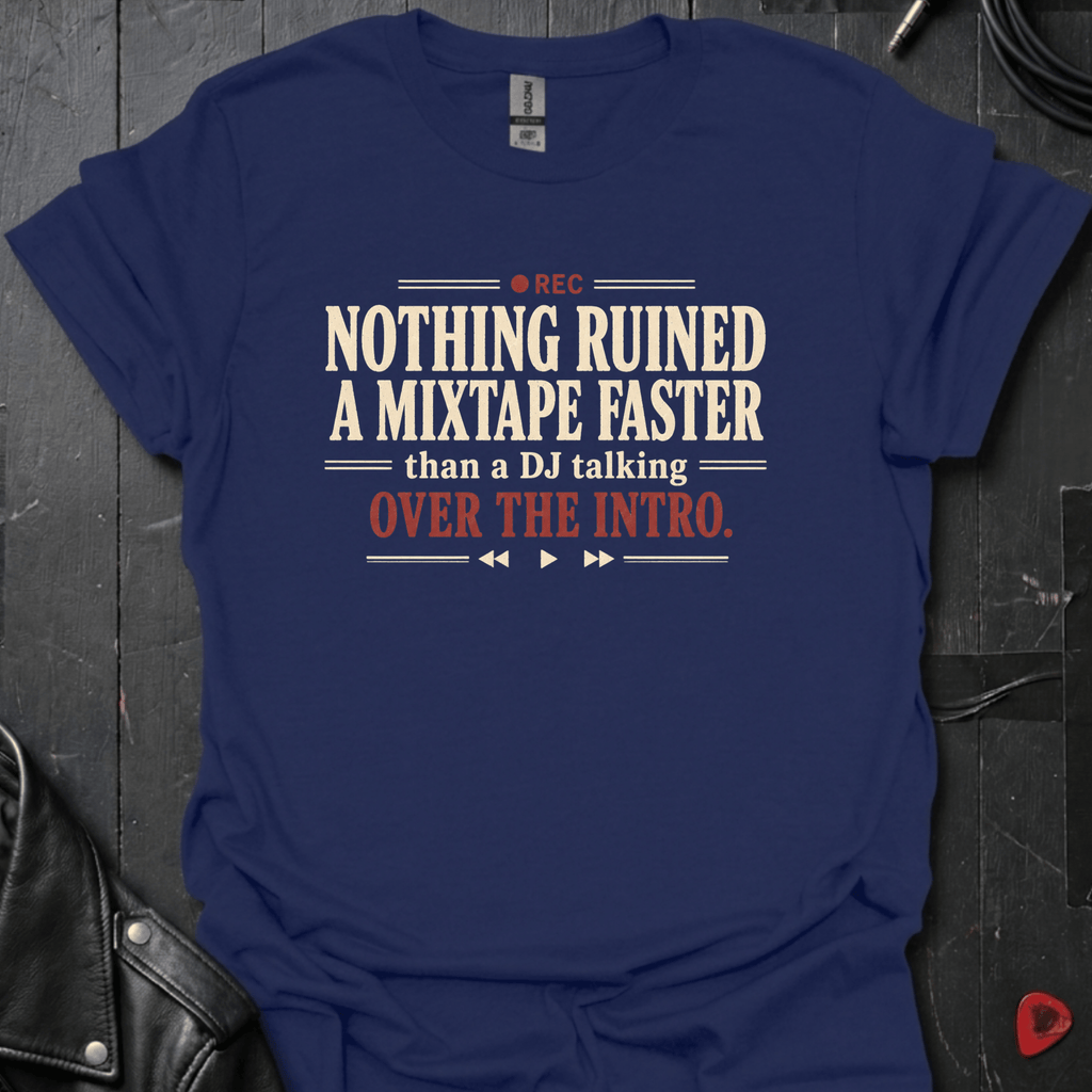 DJ Review T-Shirt - Navy - T-Shirt