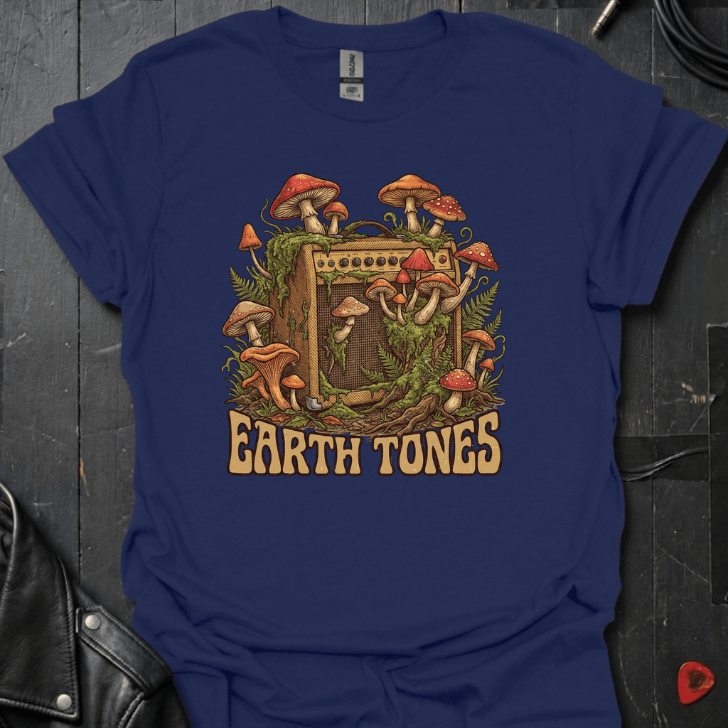 Earth Tones T-Shirt - Navy - T-Shirt
