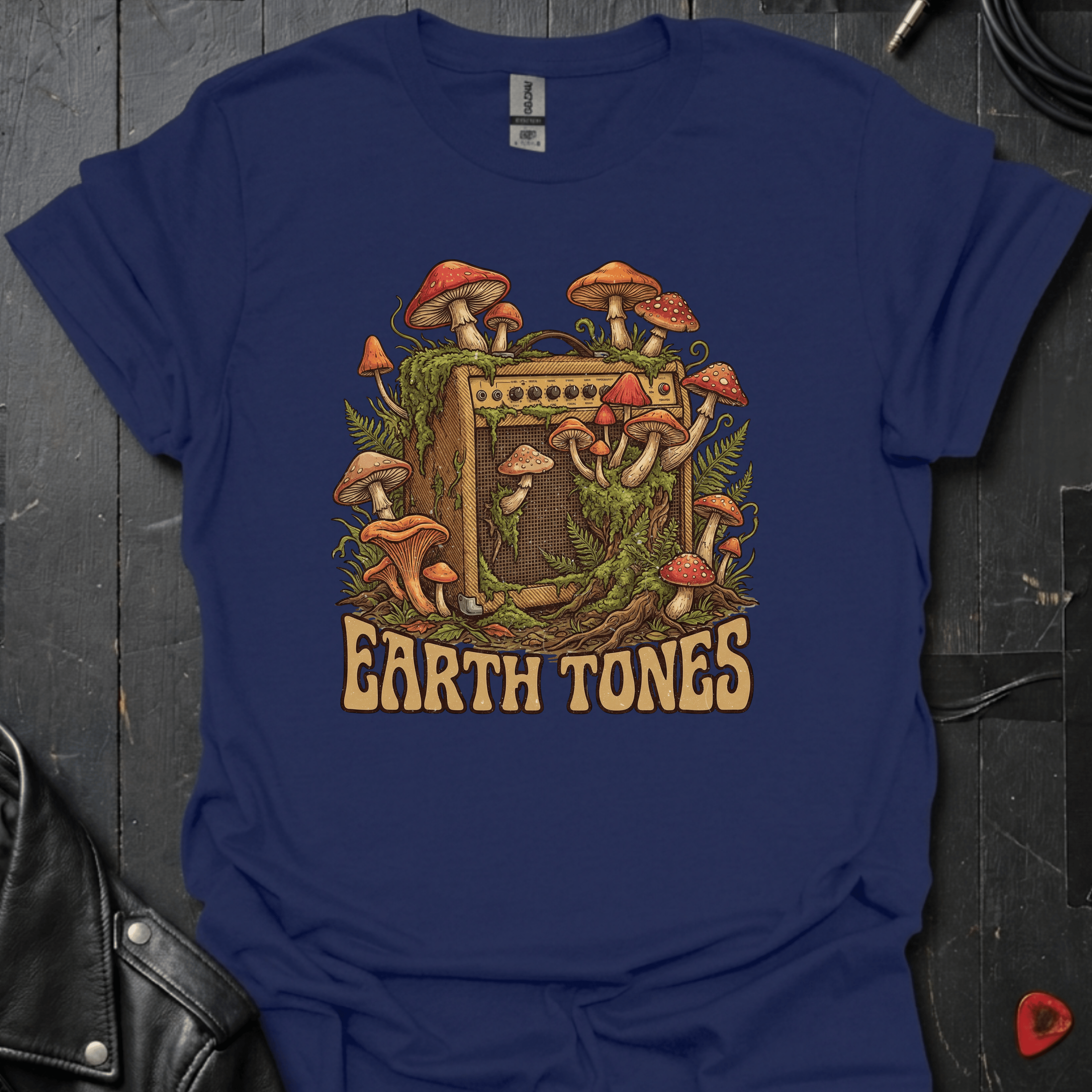 Earth Tones T-Shirt - Navy - T-Shirt