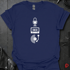 Recorded History T-Shirt | Retro Music Lover Tee - Navy - T-Shirt