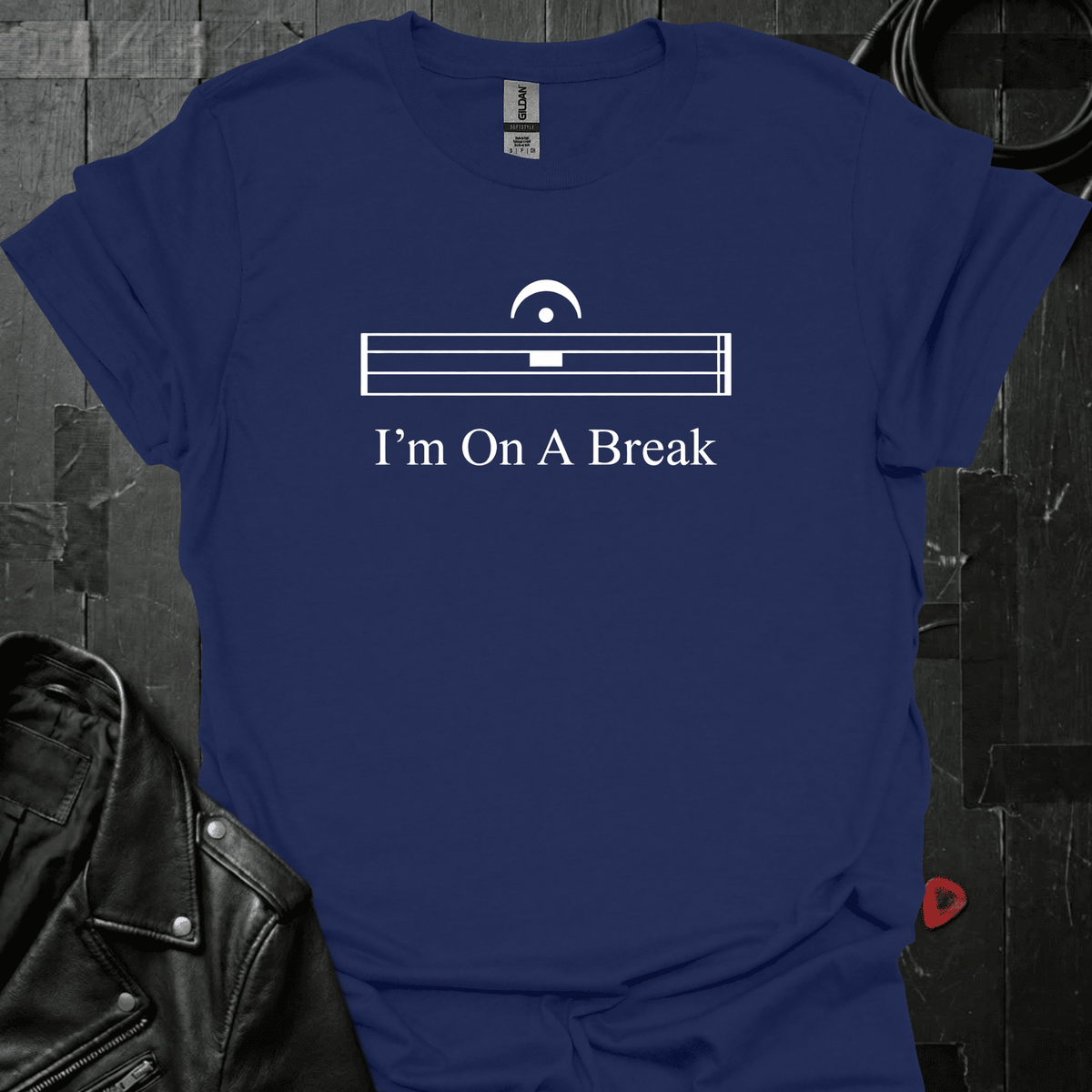 I'm On A Break T-Shirt - Navy - T-Shirt