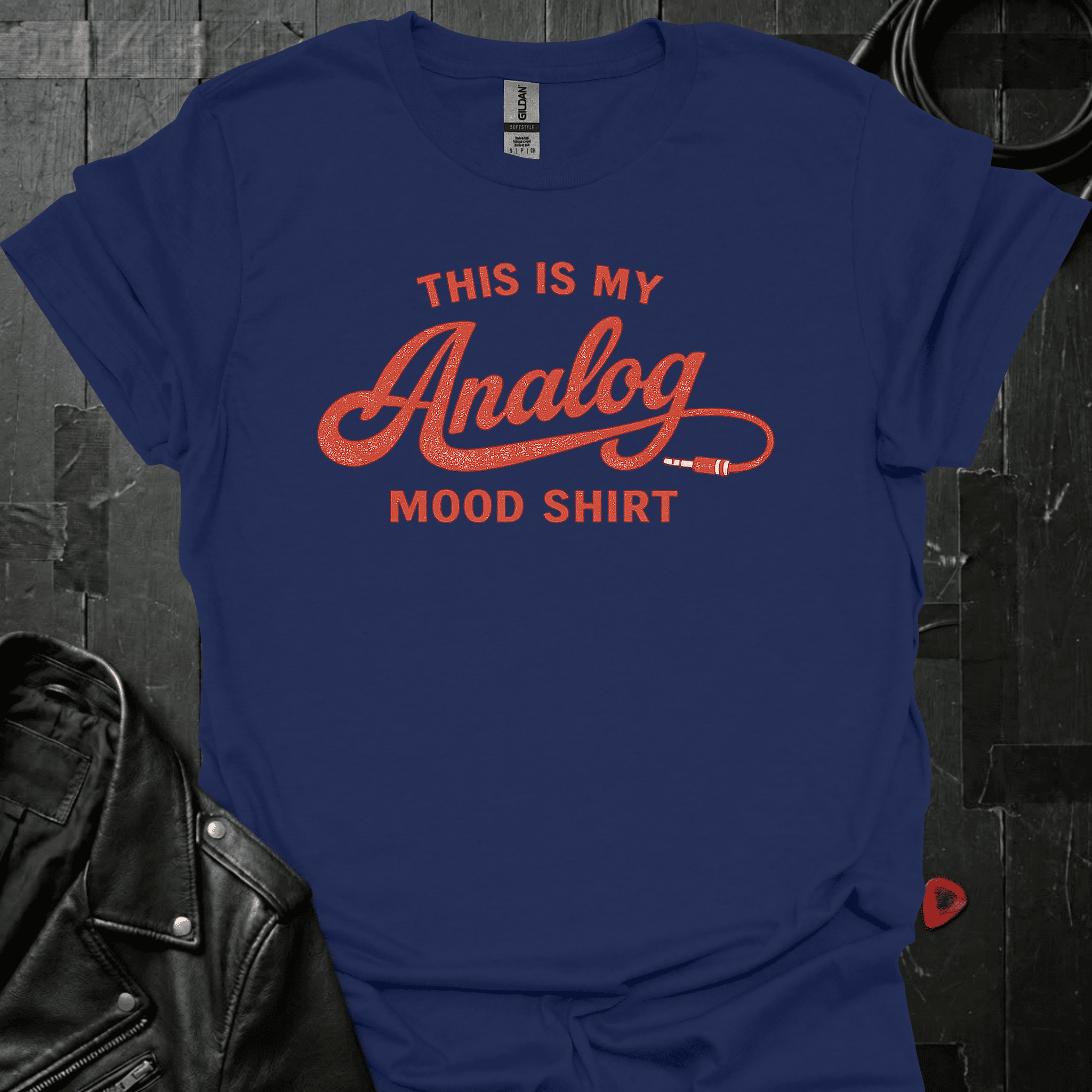 Analog Mood T-Shirt - Navy - T-Shirt