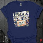 I Survived Recording Songs T-Shirt - Navy - T-Shirt