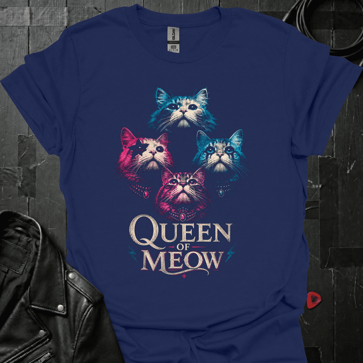 Queen Of Meow T-Shirt - S - T-Shirt