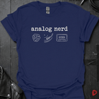 Analog Nerd T-Shirt - Navy - T-Shirt