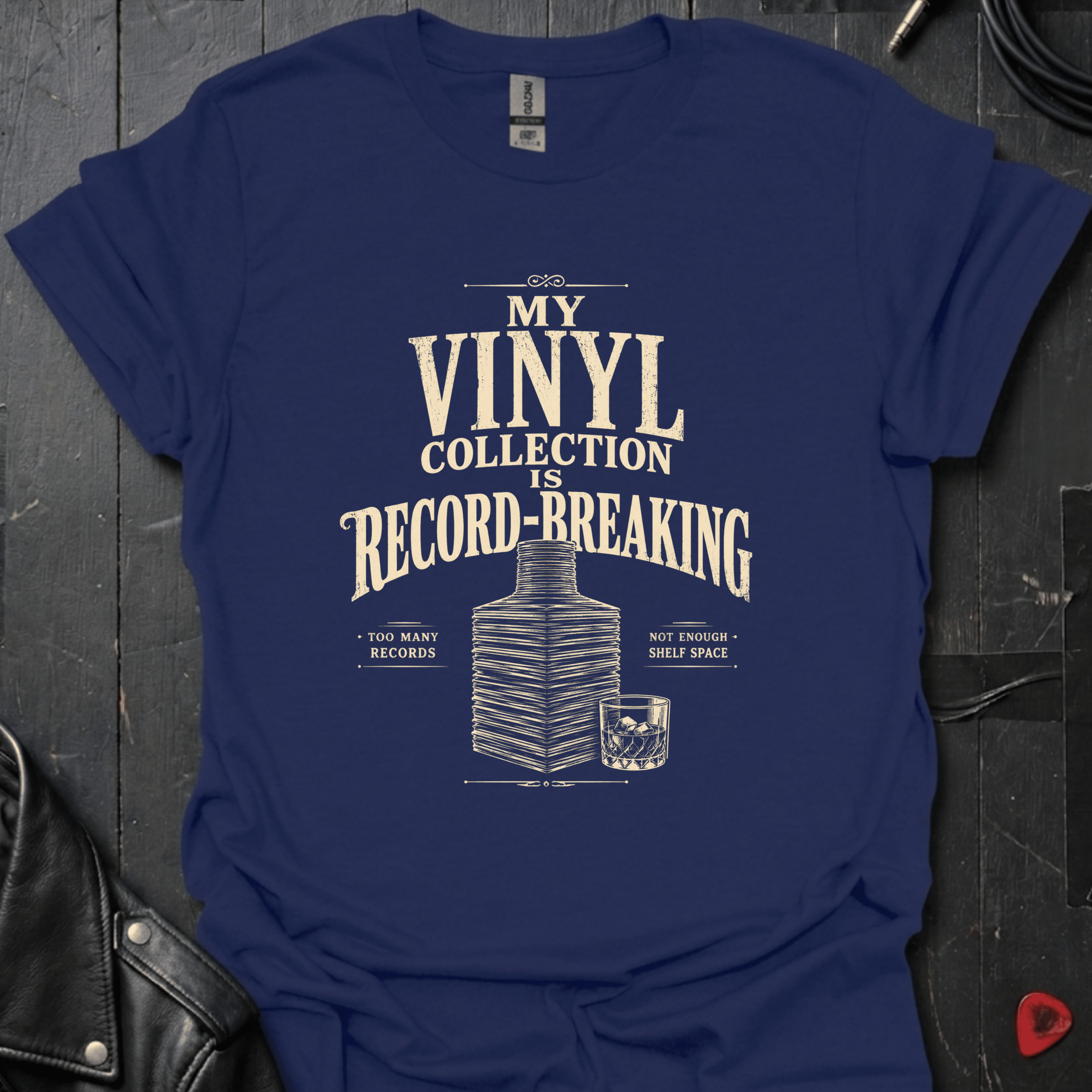 My Vinyl Collection T-Shirt - Navy - T-Shirt