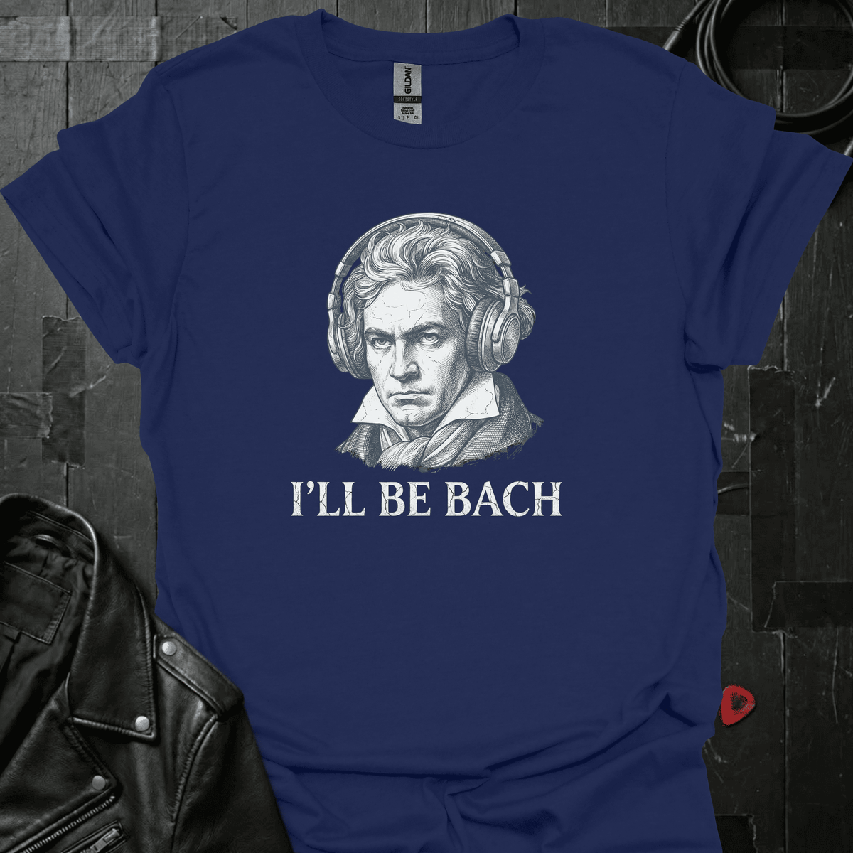 I'll Be Bach T-Shirt - Navy - T-Shirt