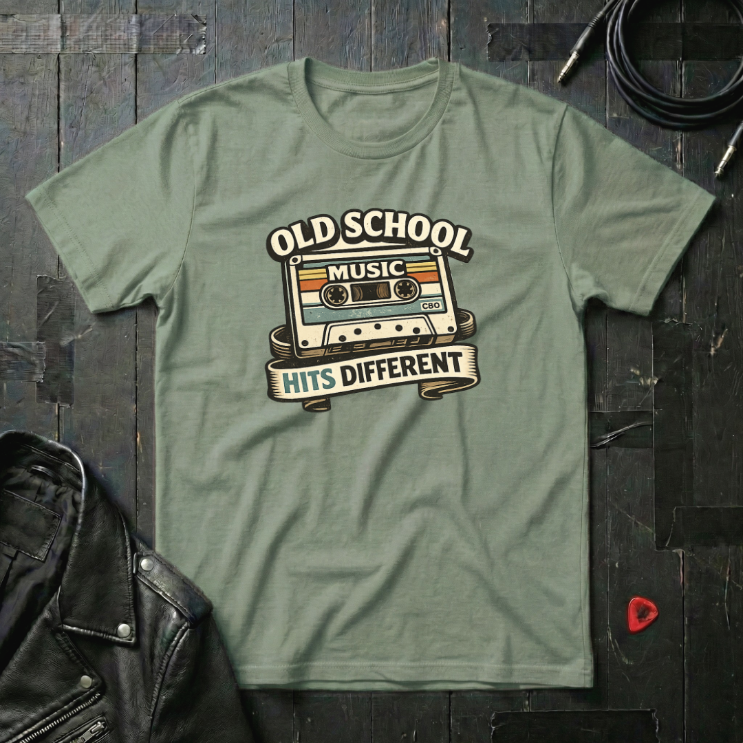 Old School Music Hits Different T-Shirt
