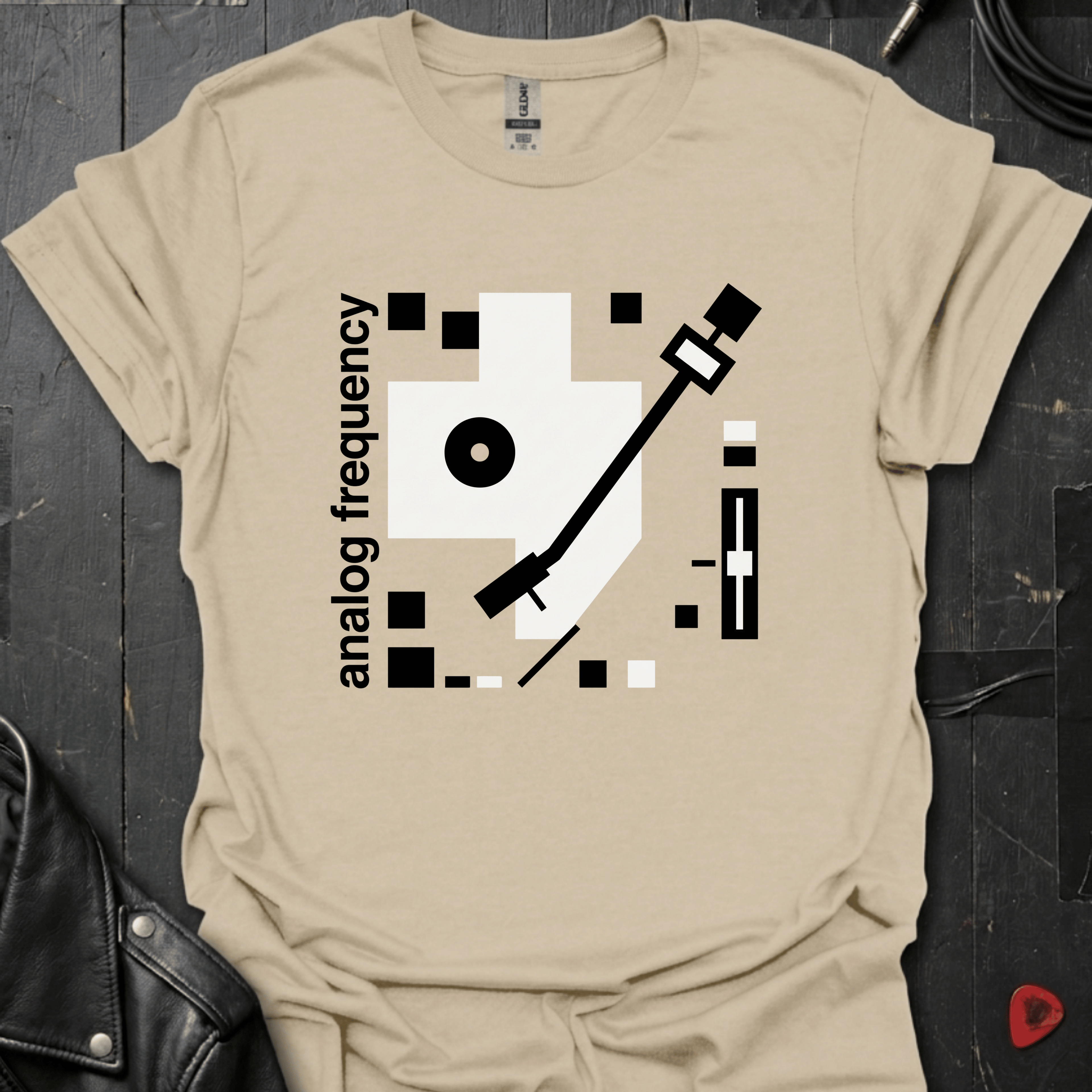 Analog Frequency T-Shirt - Sand - T-Shirt
