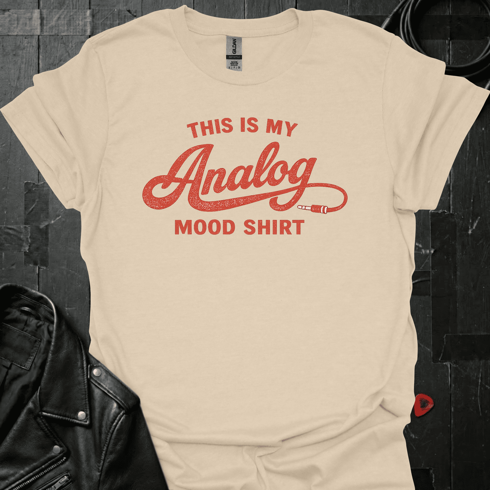 Analog Mood T-Shirt - Sand - T-Shirt
