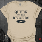 Queen Of The Records T-Shirt - Sand - T-Shirt