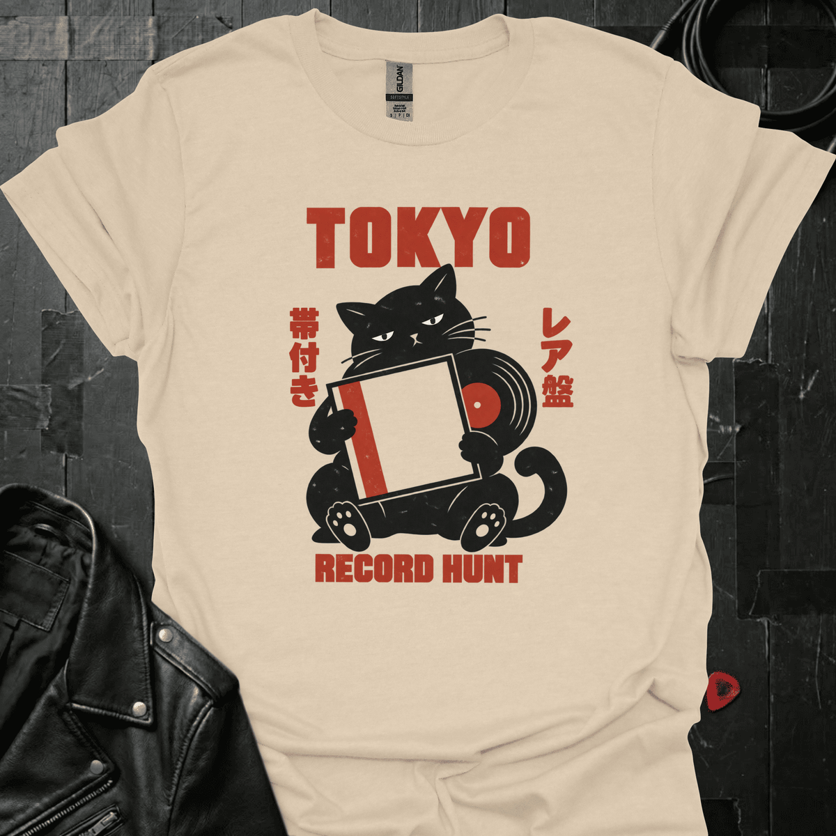 Tokyo Record Hunt T-Shirt - S - T-Shirt