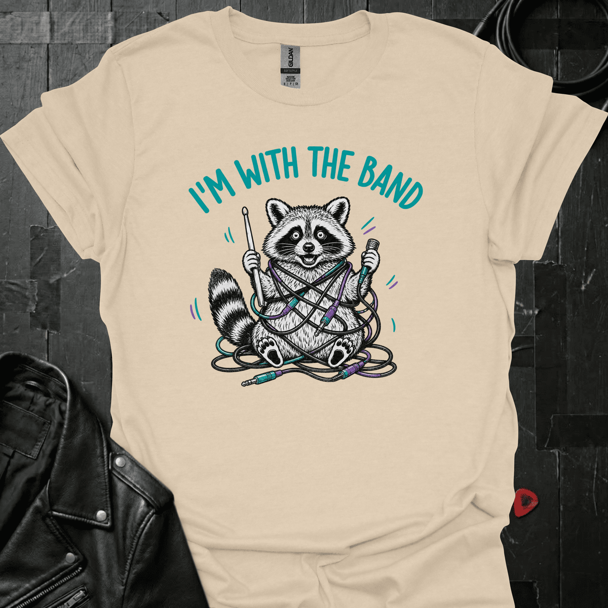 I'm With The Band T-Shirt - Sand - T-Shirt