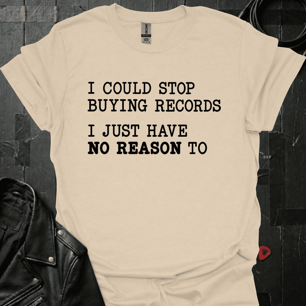 Could Stop Buying Records T-Shirt - S - T-Shirt