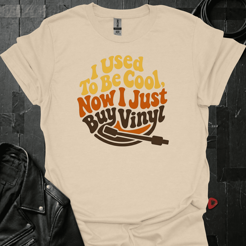 I Just Buy Vinyl T-Shirt - Sand - T-Shirt