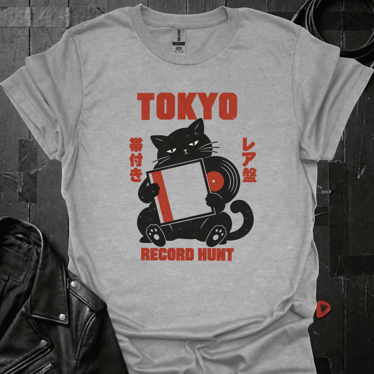 Tokyo Record Hunt T-Shirt - S - T-Shirt