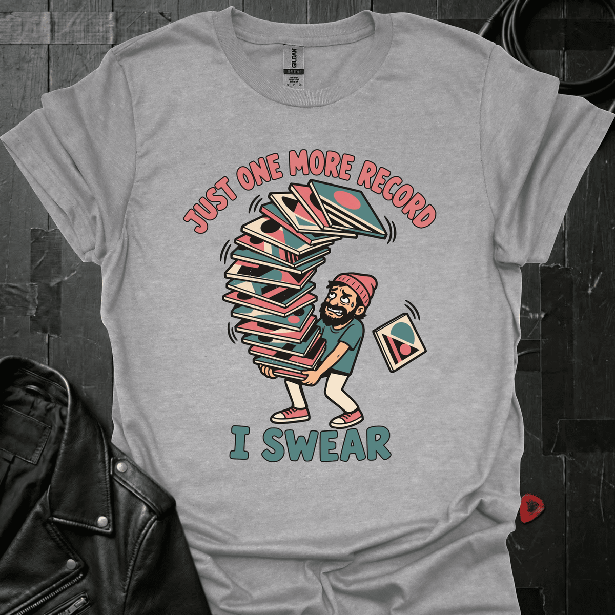Just One More Record T-Shirt - S - T-Shirt