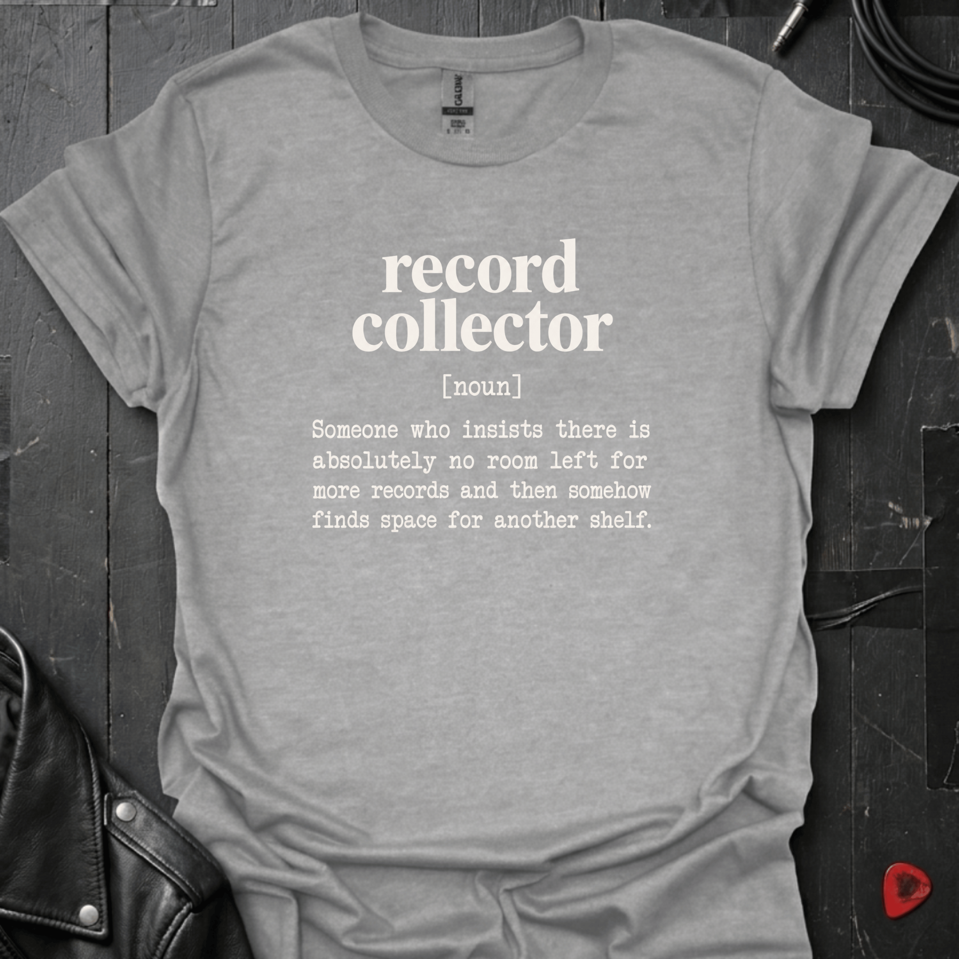 Record Collector Definition T-Shirt - Sport Grey - T-Shirt