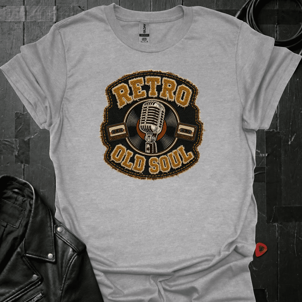 Retro Old Soul T-Shirt - Sport Grey - T-Shirt