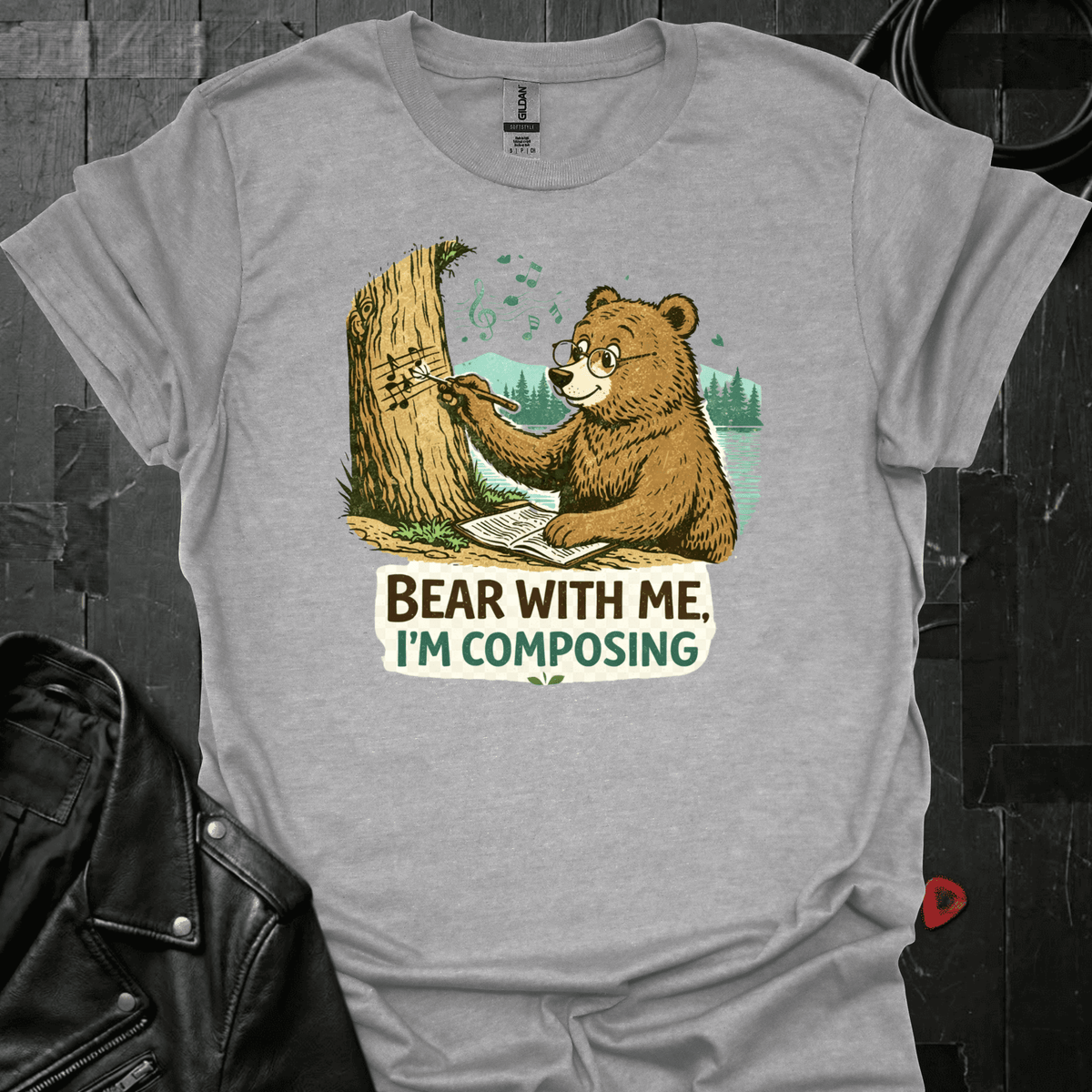 Bear With Me T-Shirt - Sport Grey - T-Shirt