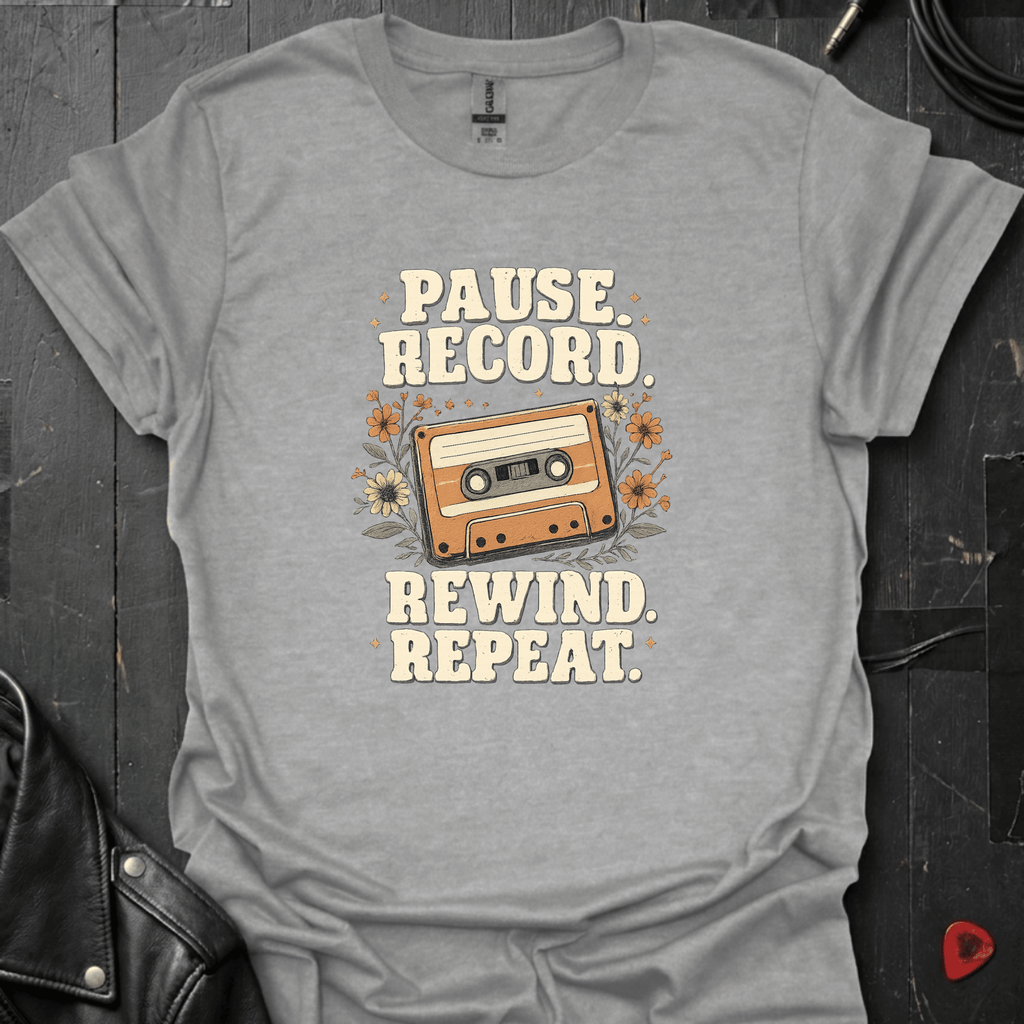 Making A Mixtape T-Shirt - Sport Grey - T-Shirt