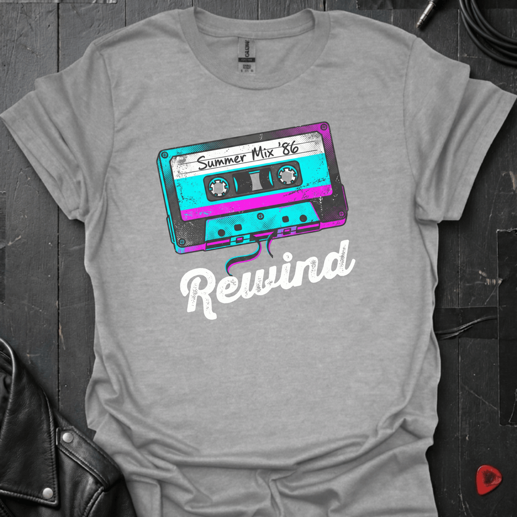 Rewind Summer Mix T-Shirt - Sport Grey - T-Shirt