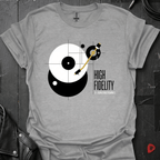 Vinyl Turntable Diagram T-Shirt - Sport Grey - T-Shirt
