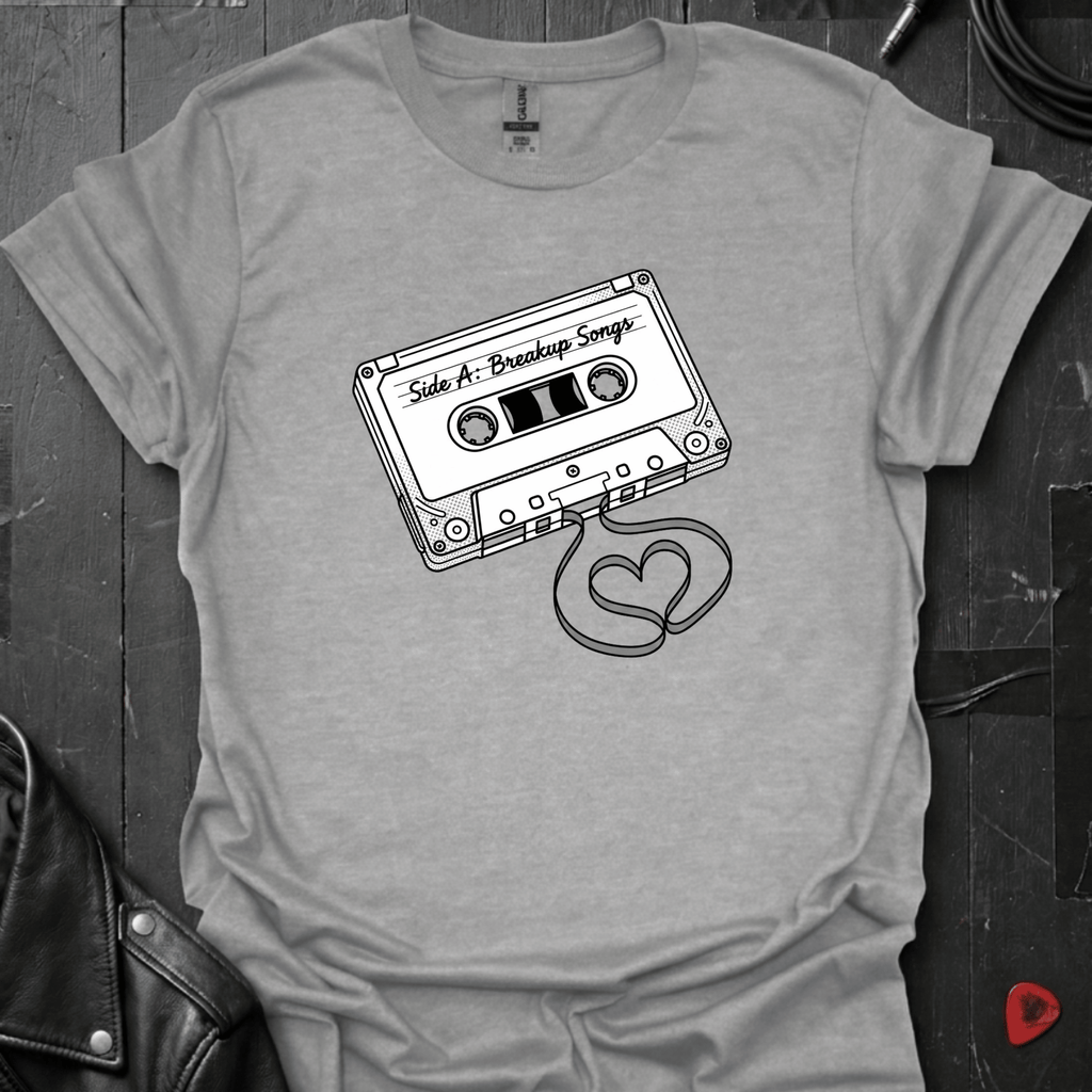 Breakup Songs T-Shirt - Sport Grey - T-Shirt