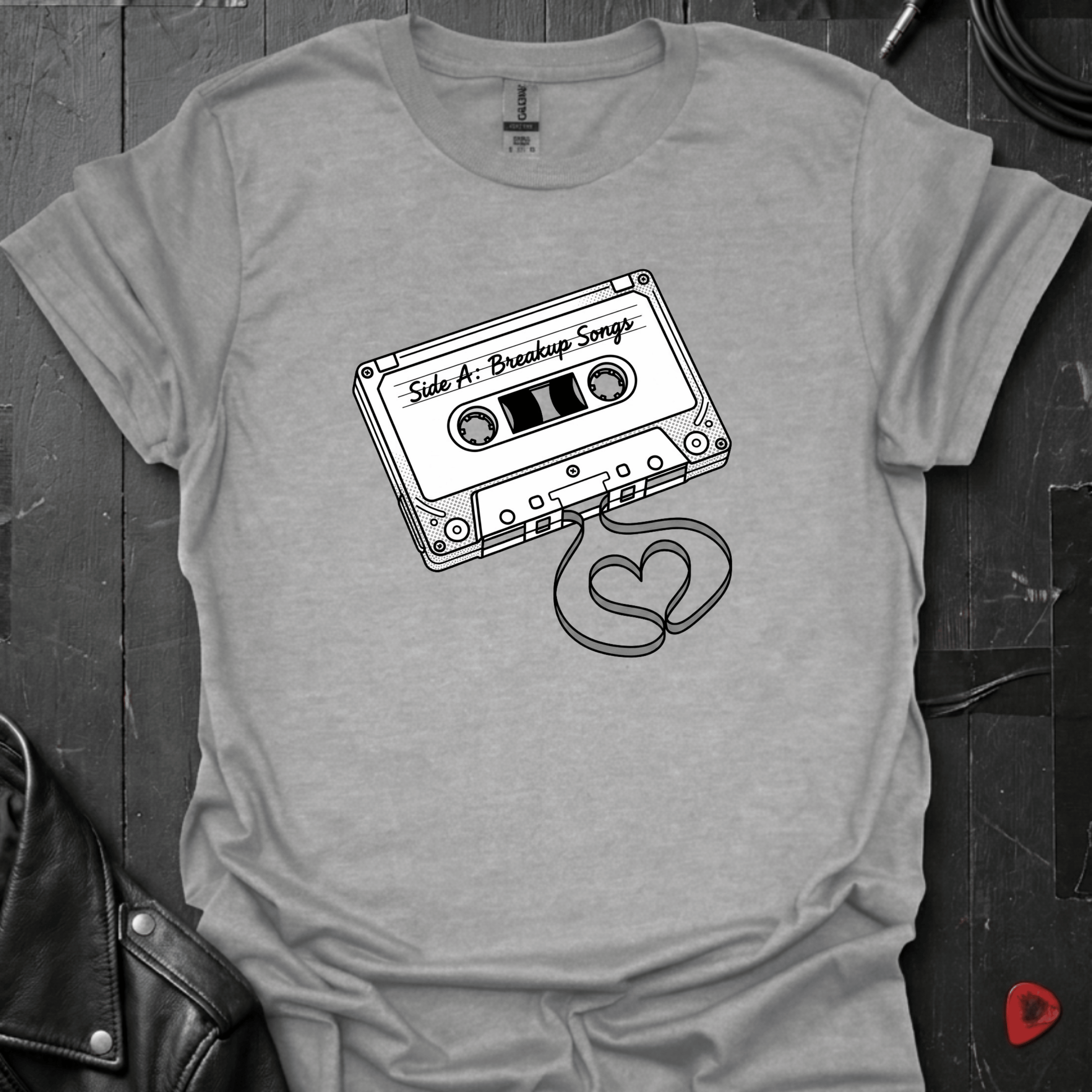 Breakup Songs T-Shirt - Sport Grey - T-Shirt