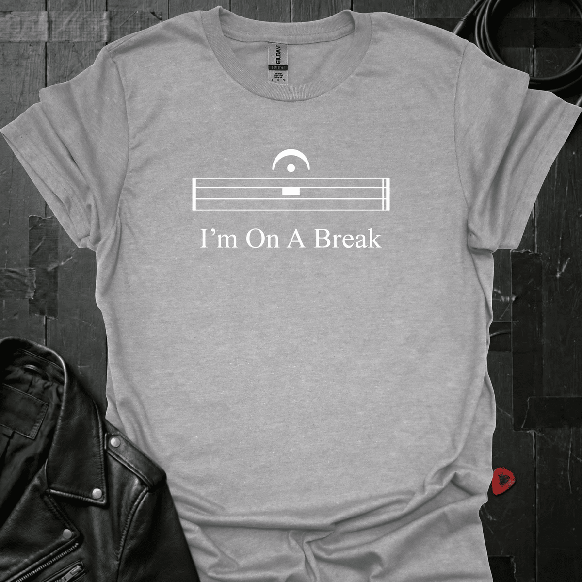 I'm On A Break T-Shirt - Sport Grey - T-Shirt
