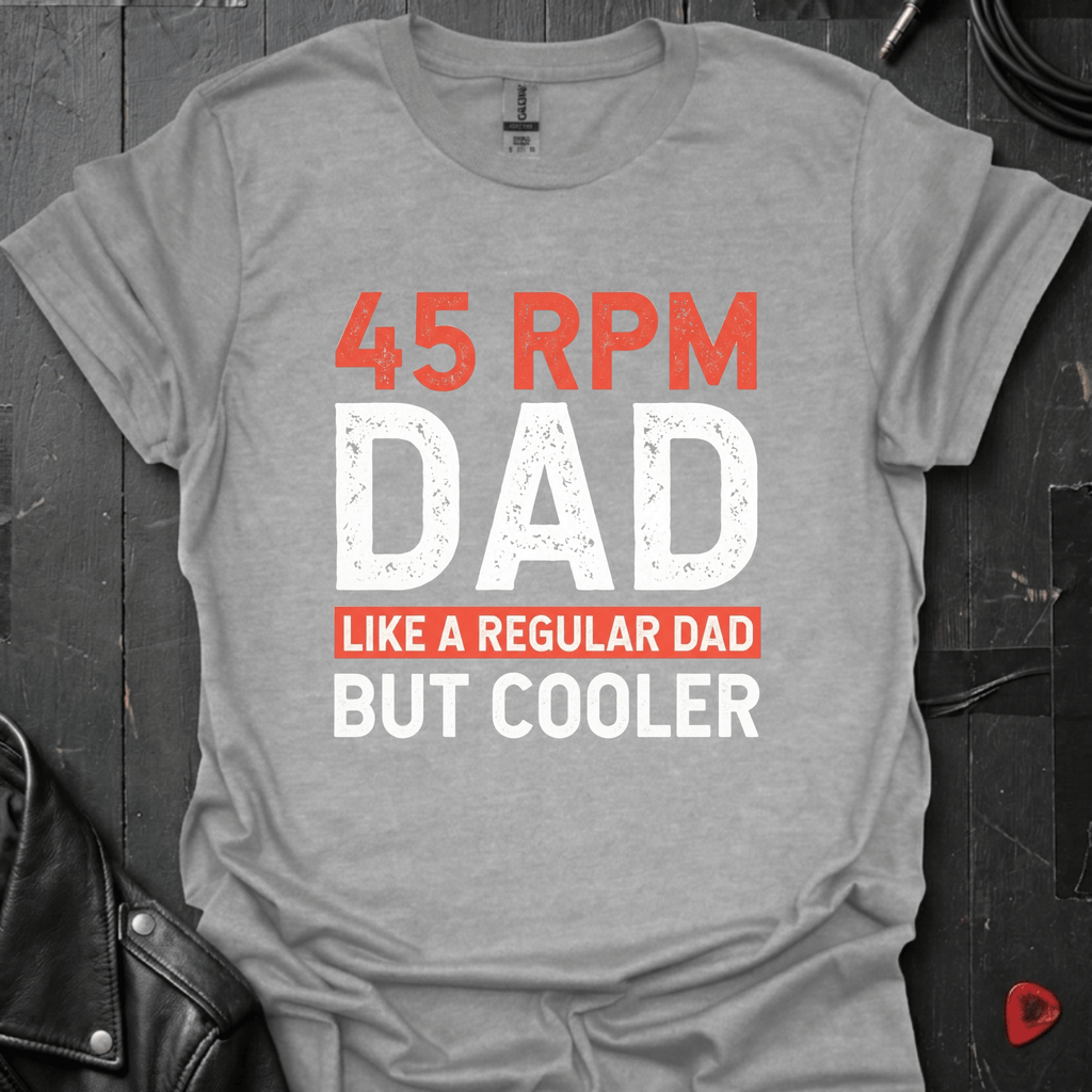 45RPM Dad T-Shirt - Sport Grey - T-Shirt