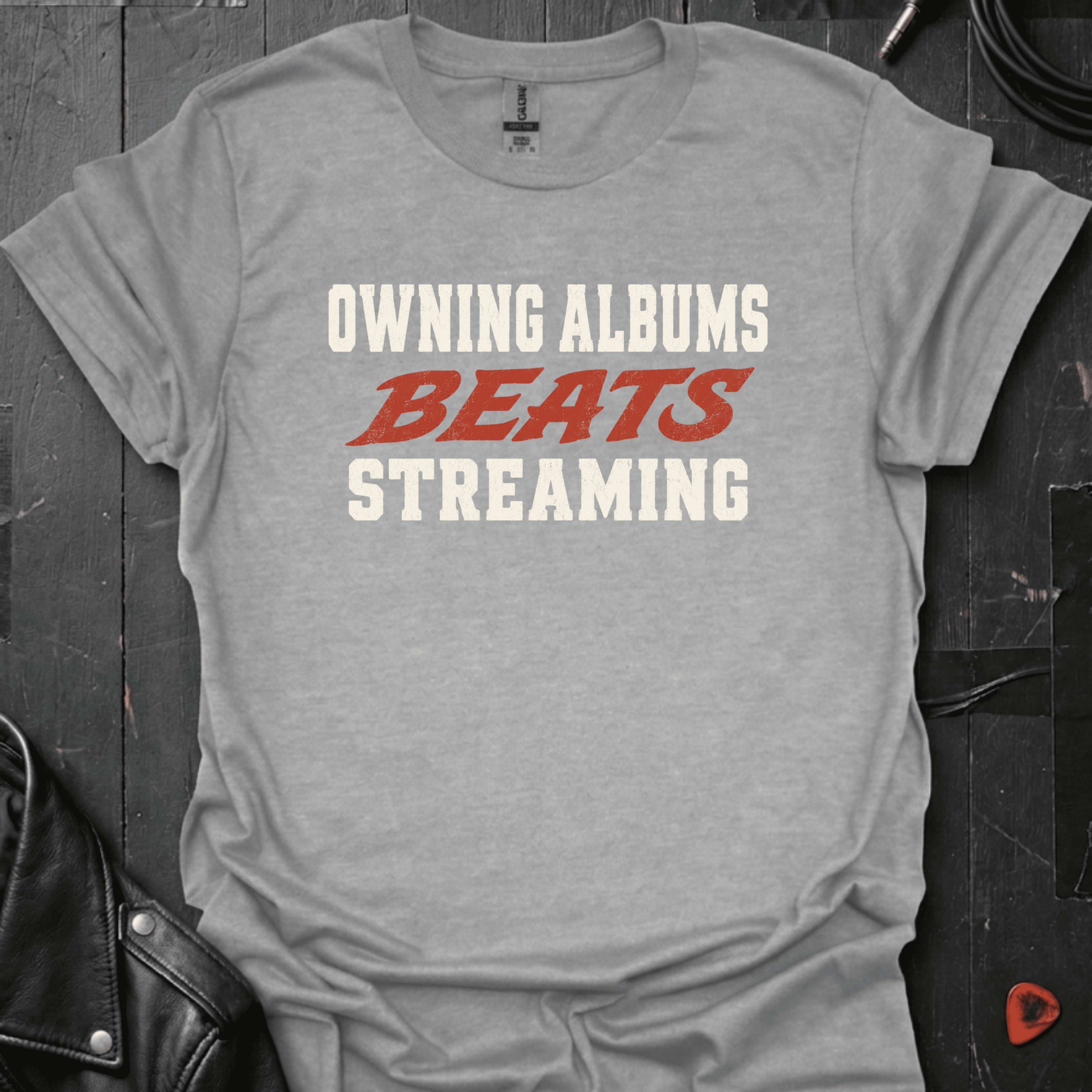 Albums Beats Streaming T-Shirt - Sport Grey - T-Shirt