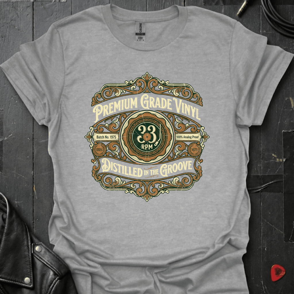 Premium Grade Vinyl T-Shirt - Sport Grey - T-Shirt