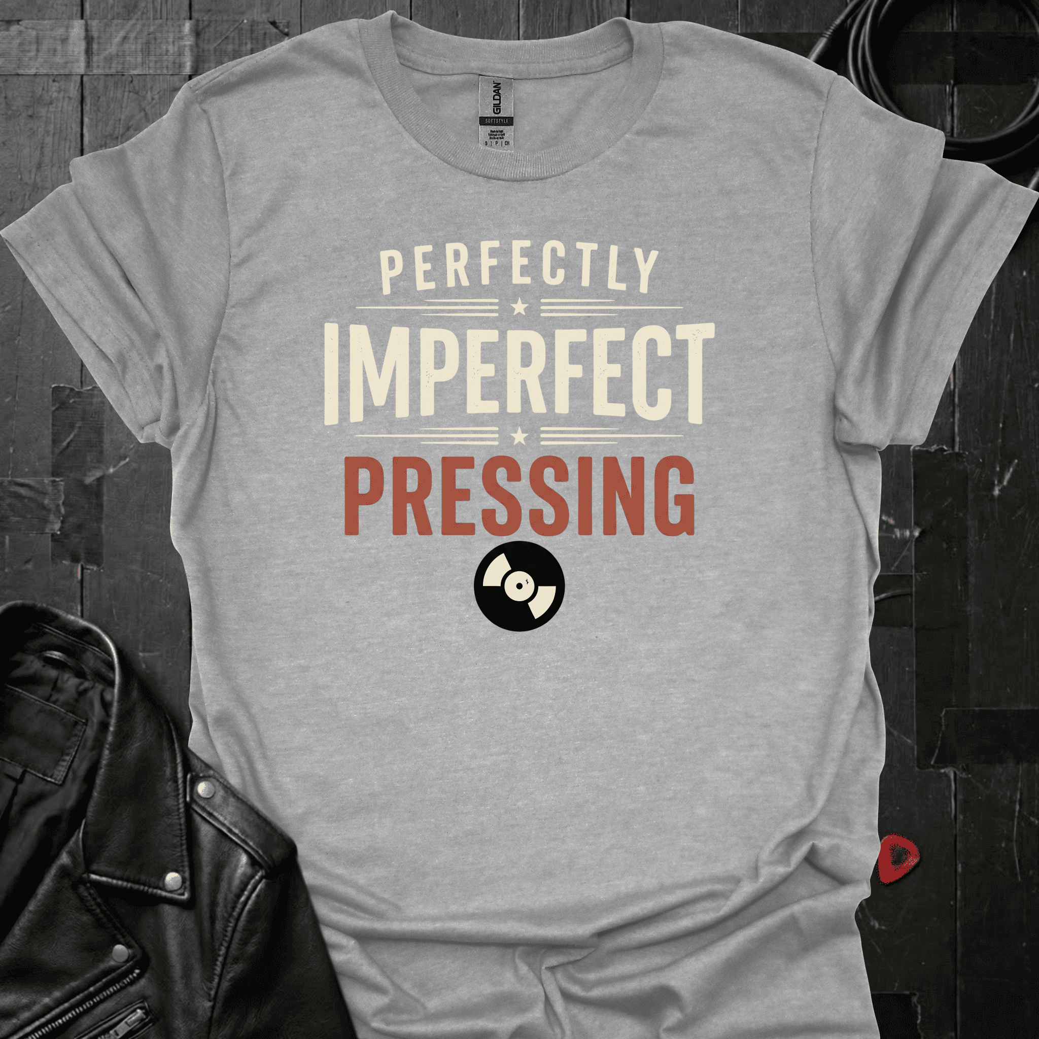 Perfectly Imperfect Pressing T-Shirt - Sport Grey - T-Shirt