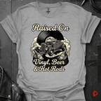 Vinyl & Hot Rods T-Shirt - Sport Grey - T-Shirt