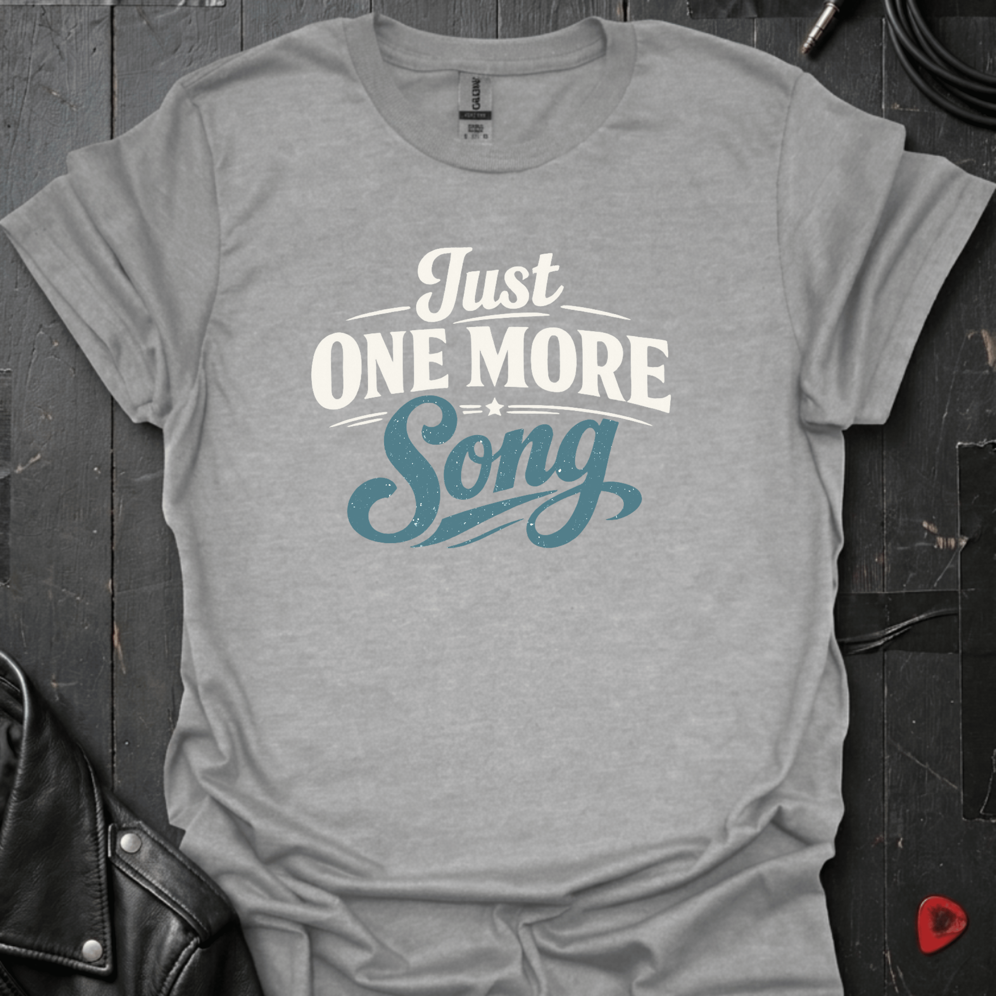 Just One More Song T-Shirt - Sport Grey - T-Shirt