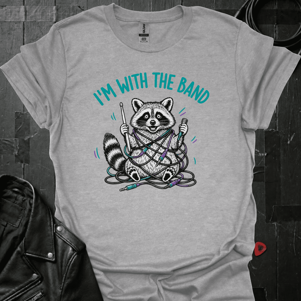 I'm With The Band T-Shirt - Sport Grey - T-Shirt
