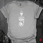 Recorded History T-Shirt | Retro Music Lover Tee - Sport Grey - T-Shirt
