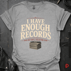 Vinyl Collector Humor T-Shirt - Sport Grey - T-Shirt
