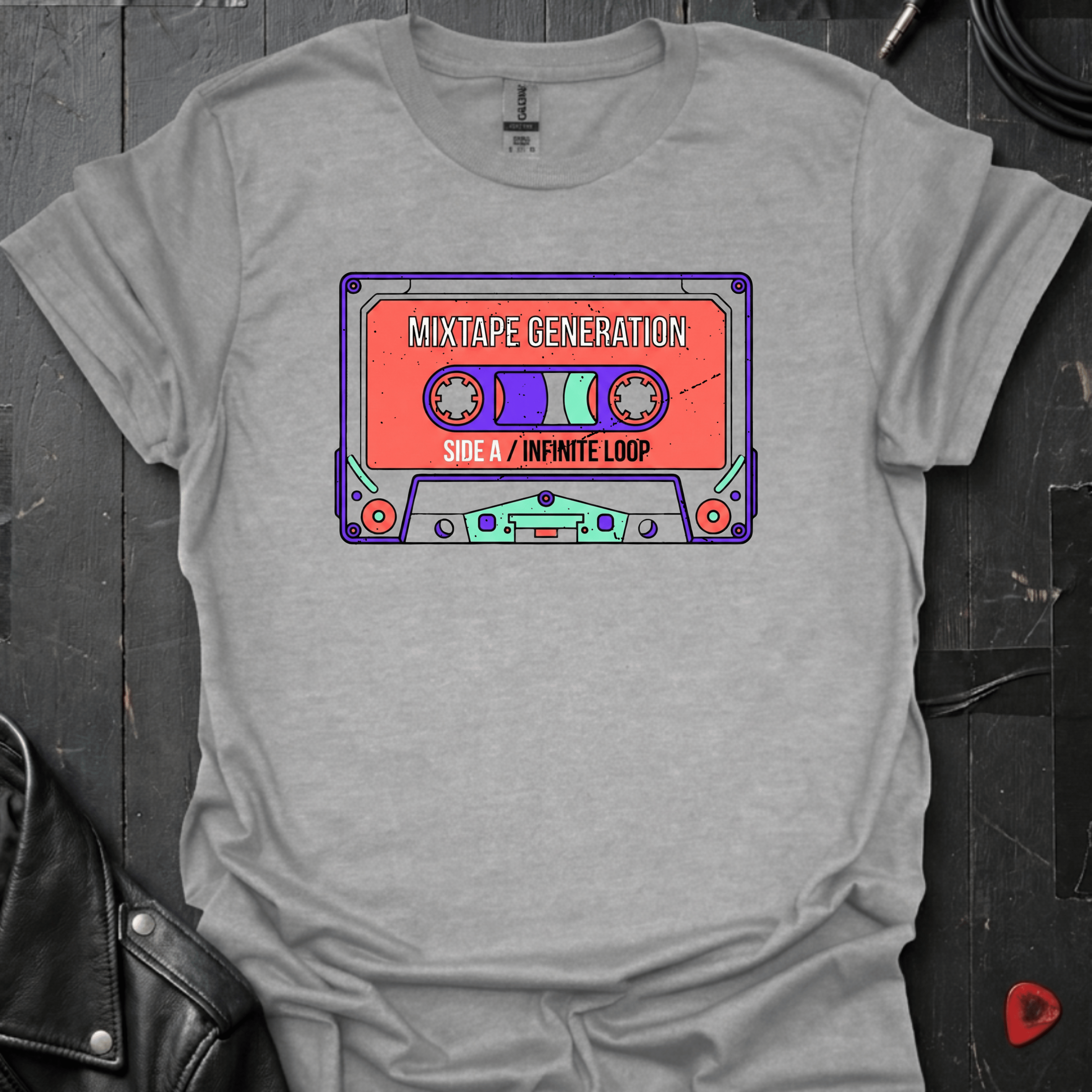 Mixtape Generation T-Shirt - Sport Grey - T-Shirt