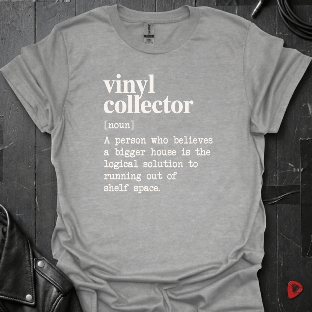 Vinyl Collector Definition T-Shirt - Sport Grey - T-Shirt