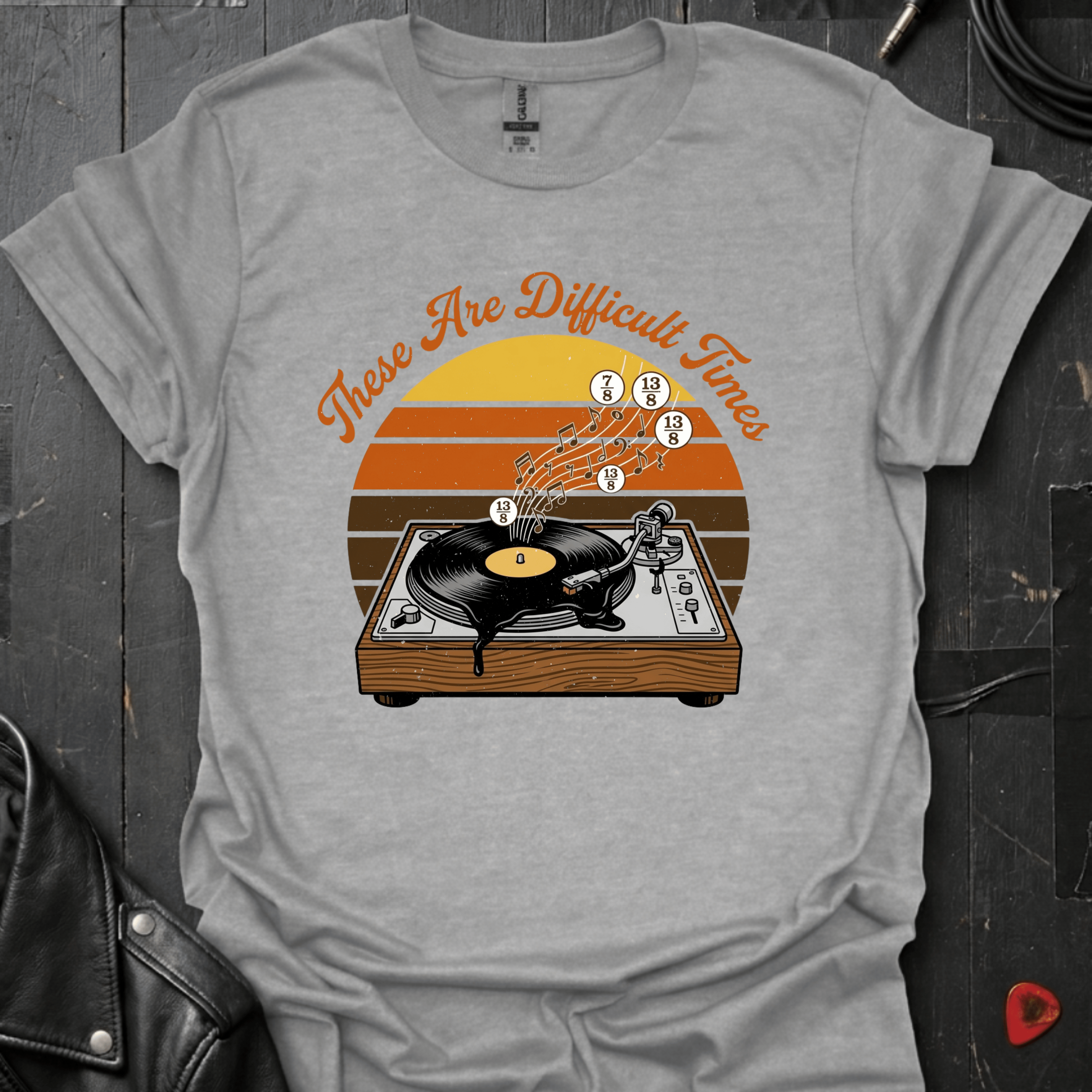 Difficult Times T-Shirt - Sport Grey - T-Shirt