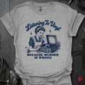 Listening To Vinyl T-Shirt - Sport Grey - T-Shirt