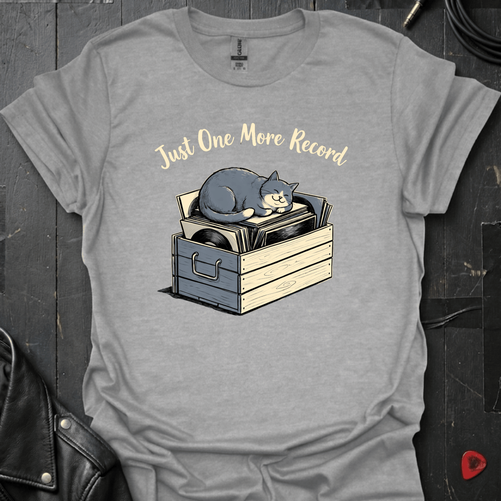 Just One More Record T-Shirt - Sport Grey - T-Shirt