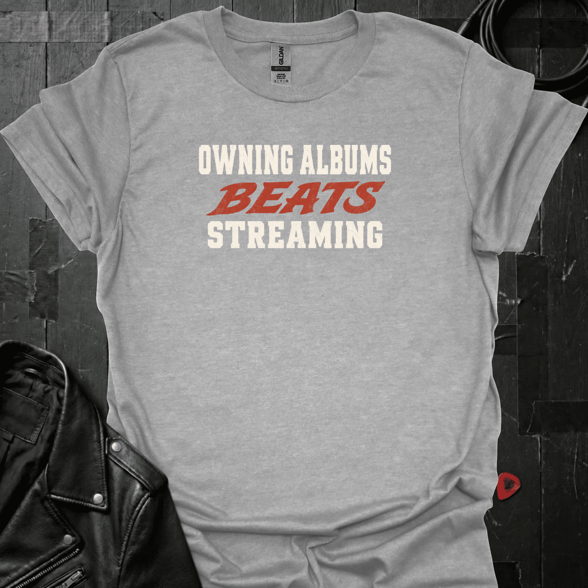 Albums Beats Streaming T-Shirt - Sport Grey - T-Shirt