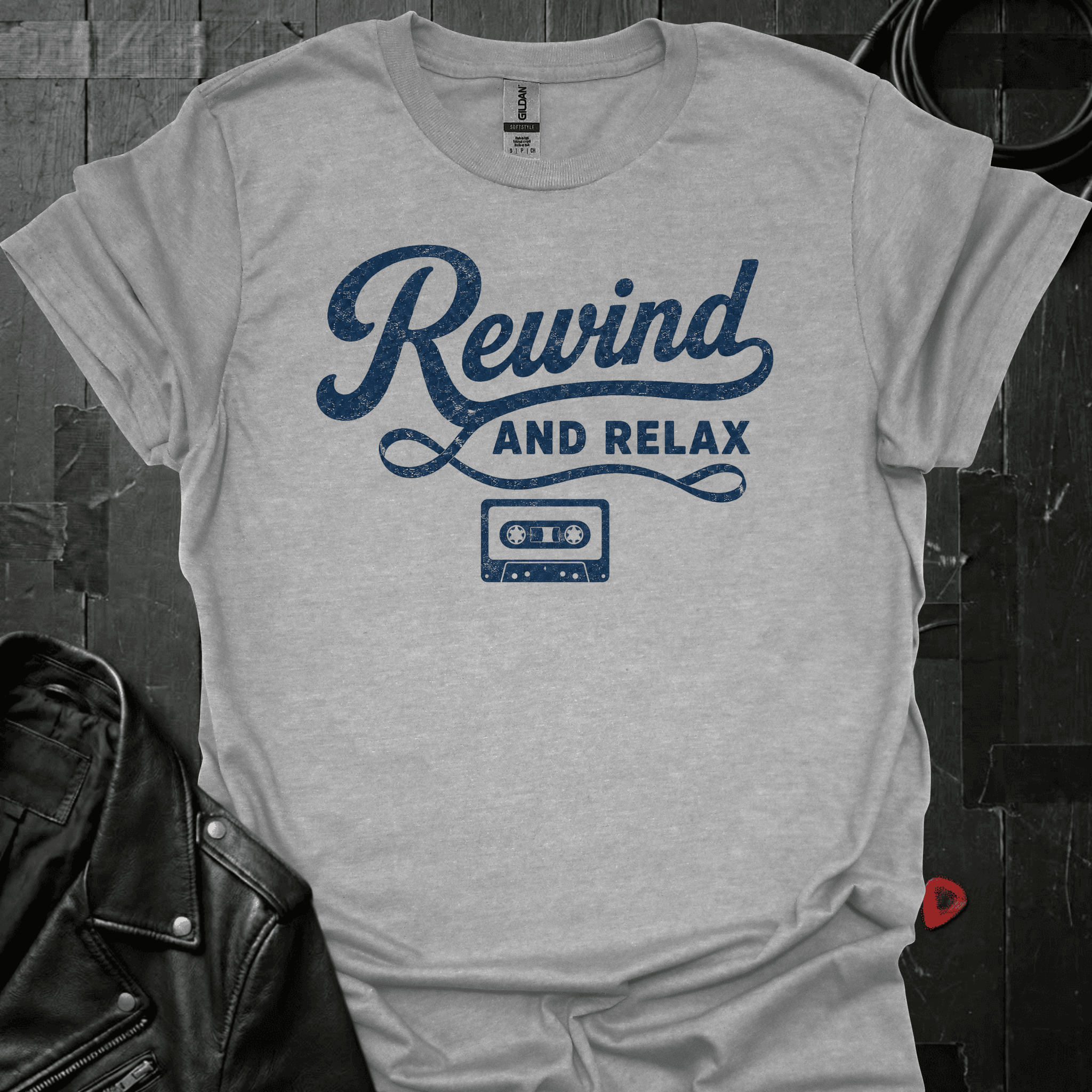 Rewind And Relax T-Shirt - Sport Grey - T-Shirt
