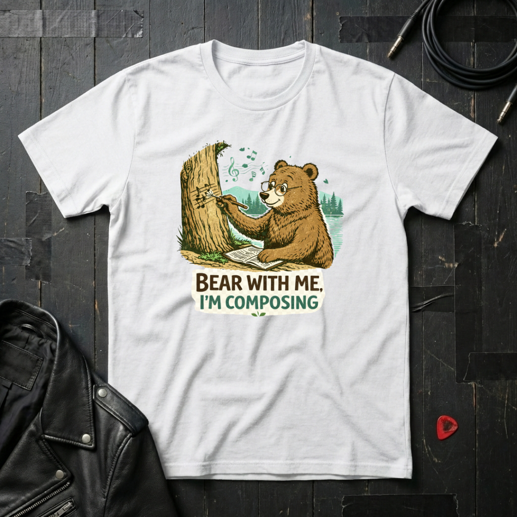 Bear With Me I'm Composing T-Shirt